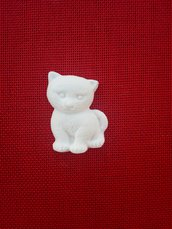 Gessetto gatto in polvere ceramica