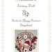 CARTAMODELLO - GHIRLANDA NATALE CON GINGERBREED "MERRY CHRISTMAS" - versione PDF