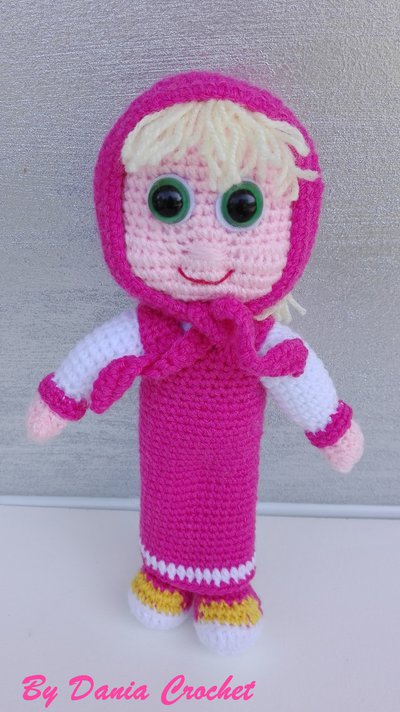 PUPAZZO MASHA AMIGURUMI PUPAZZO MASHA AMIGURUMI