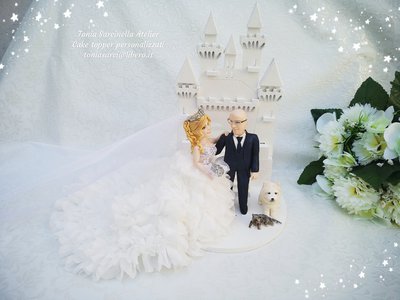 Sculture Cake topper personalizzate in porcellana fredda Sculture Cake topper personalizzate in porcellana fredda