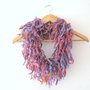 Sciarpa circolare- Sciarpa a uncinetto  - sciarpa fatta a mano - collo di maglia - collana di maglia