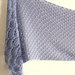 Scialle - Stola in pizzo di maglia - sciarpa estiva - sciarpa fatta a mano