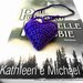 segnalibro cuore viola uncinetto - Violet Heart Crochet Bookmark - FREE SHIPPING .