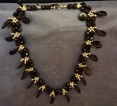 Il girocollo nero argento Il girocollo nero argento
