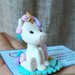Statuina unicorno primo compleanno