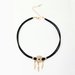 Choker acchiappasogni dreamcatcher collarino piume portafortuna 