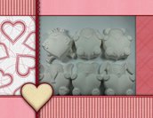 Gesso ceramico profumato animaletti MAXI con cuore in 3d