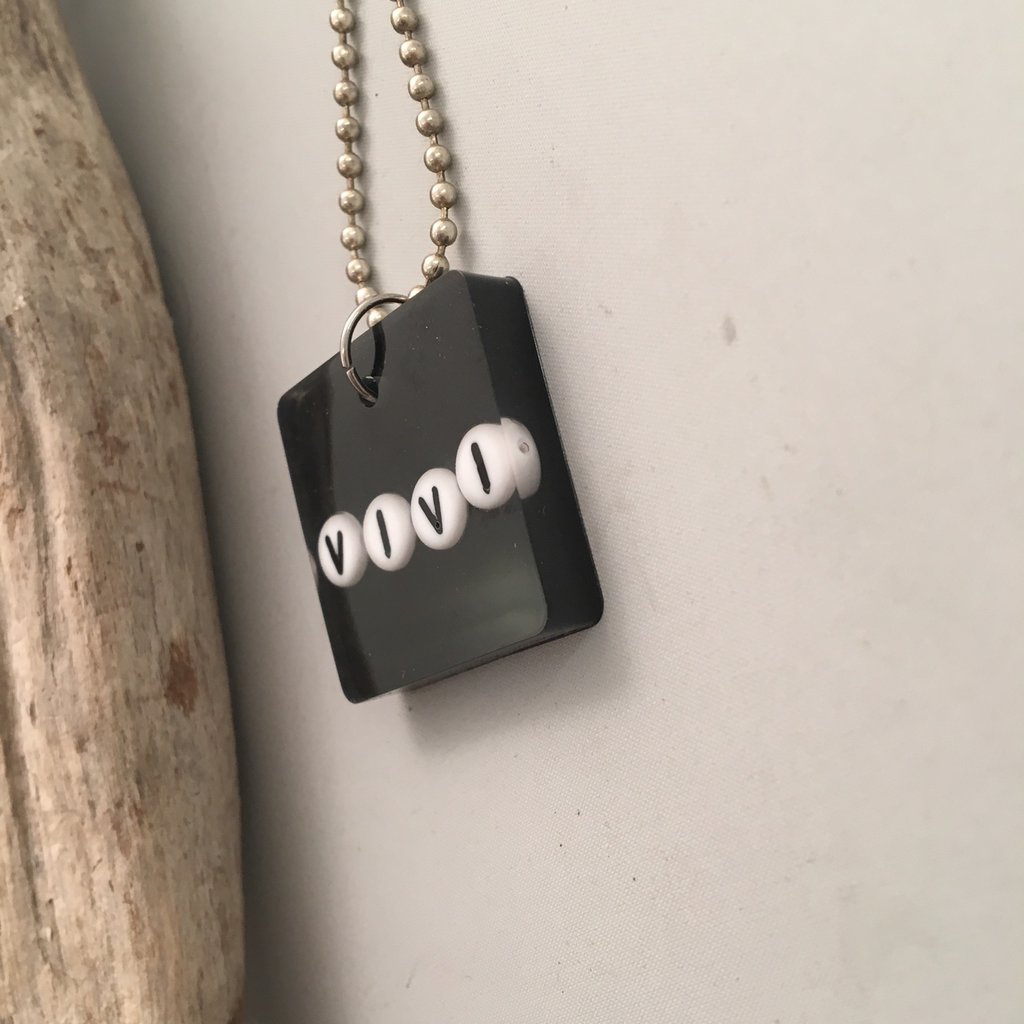 Oneress Collana con scritta I Love You in 100 lingue, in acciaio