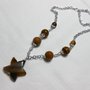 Collana con agate tonde e grossa stella.