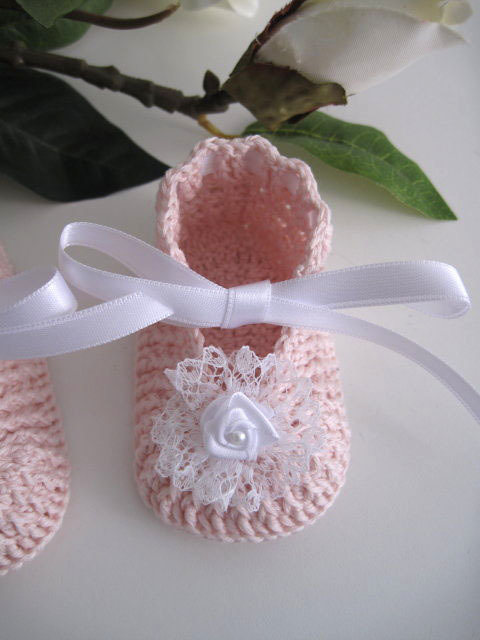Set Fascia E Calzini In Chiffon Per Bambina | Fascetta Floreale Battesimo Con Pizzo, Cotone Pettinato, Per Matrimoni E Feste