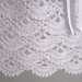 Vestito vestitino neonata uncinetto bianco battesimo cerimonia corredino nascita fatto a mano cotone dress handmade crochet