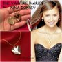 Collana CUORE locket the vampire diaries nina dobrev elena gilbert vampiri telefilm gioielli star celebrità 