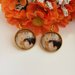 Klimt orecchini pendenti cammeo con immagine dedicata alla "Maternità" di Gustav Klimt
