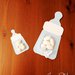 Scatolina porta confetti a forma di biberon nascita battesimo primo compleanno 
