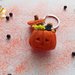 Halloween 🎃 Portachiavi zucca "Dolcetto o scherzetto"
