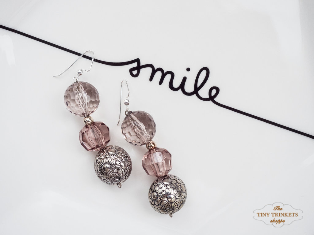 Orecchini Lunghi Donna In Argento 925 Con Perle E Cristalli - Eleganti In Confezione Regalo