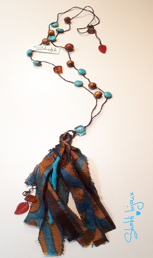 Collana con ciondolo fatto a cuore con perla nera art. COL0129 conf. 1