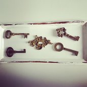 Quadro con chiavi antiche 