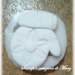 Stampo guanto con fiocco di neve in silicone  4,5 cm