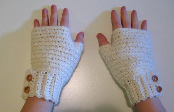 Sibba 4 Paia di Guanti Senza Dita Lavorati A Maglia da Polso con Fori per le Dita Caldi Invernali Lunghi per Computer da Digitazione da Ufficio Strisce Miste 28.5 X 19 X