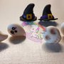 orecchini halloween- teschi- fantasmi- cappelli da streghe