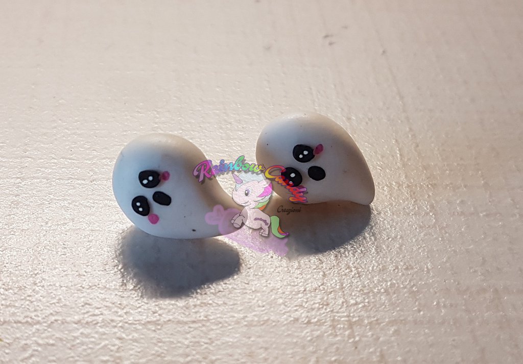 Qings Orecchini Halloween In Argento 925: Piccoli Teschi, Ragni E Zucca - Regali Vintage Per Donna - 3