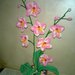 orchidea all'uncinetto da 7 fiori