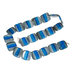 15*Perle perline 2 x 2 mm in toni azzurro - Blu - Grigio  con foro Matrimonio Accessori sposa Nozze