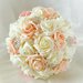 Bouquet sposa rose in foam 