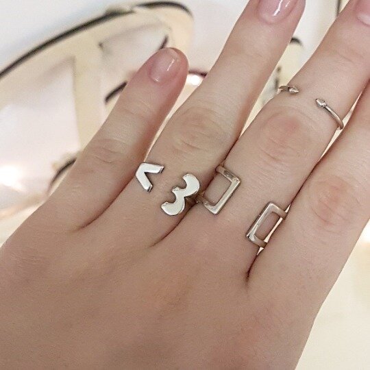 Anello Regolabile In Argento Sterling Fatto A Mano, Fascia Larga - Foto 3