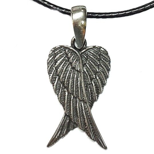 Collana AMEN cuore con ali argento 925 | vendita online su
