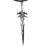 Ciondolo in argento Spada World of Warcraft Frostmourne, Re dei Lich, fatto a mano