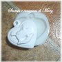 STAMPO CUORE CON CAVALLUCCIO A DONDOLO IN SILICONE 5 cm