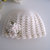Cappellino neonata uncinetto lana merinos color panna fatto a mano idea regalo corredino nascita battesimo cerimonia handmade crochet 