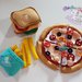 pizza in feltro- kit gioco feltro pizza componibile