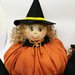 Schema Streghetta zucca - Strega di stoffa - Zucca Halloween - decorazione per Halloween