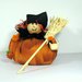 Schema Streghetta zucca - Strega di stoffa - Zucca Halloween - decorazione per Halloween