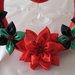 Ghirlanda Fuori Porta di Natale con fiori e campanella