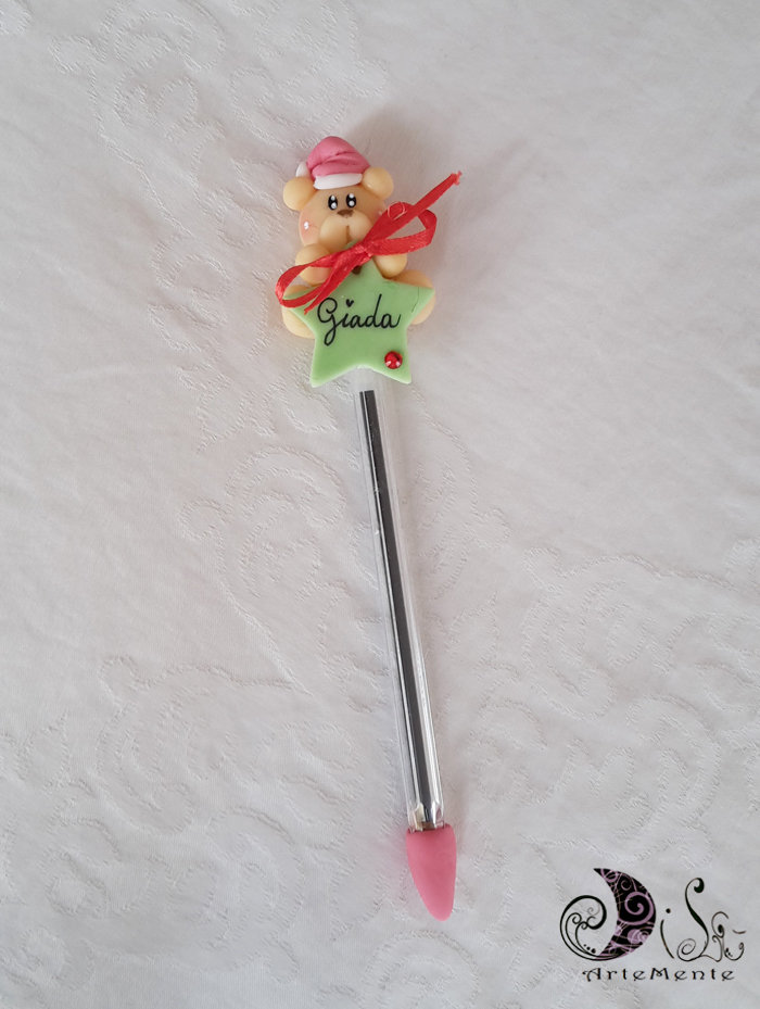 Penna natalizia personalizzabile idea regalo per adulti e bambini