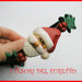 Cerchietto Natale " Babbo Natale agrifoglio " omino regalo Capelli accessori Pupazzo di neve dea regalo kawaii headband snowman 