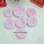 Set 7 Stampi,Stampo Silicone,Stampo Per Il Fimo,Stampini,Stampini Fimo,Stampo,Stampi,Stampo Gioielli,Stampo Resina,Stampo Sapone,Stampo Dollhouse Miniature,Stampo Fondente,Silicone-ST064