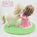 Cake topper compleanno "Lola and the Unicorn" (personalizzabile)