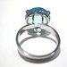 anello topazio azzurro