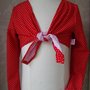 Bolero Cardigan - Polkadot Rosso 