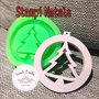 STAMPO PALLINA ALBERO NATALE silicone X fimo gessetto gessetti bomboniera segnaposto