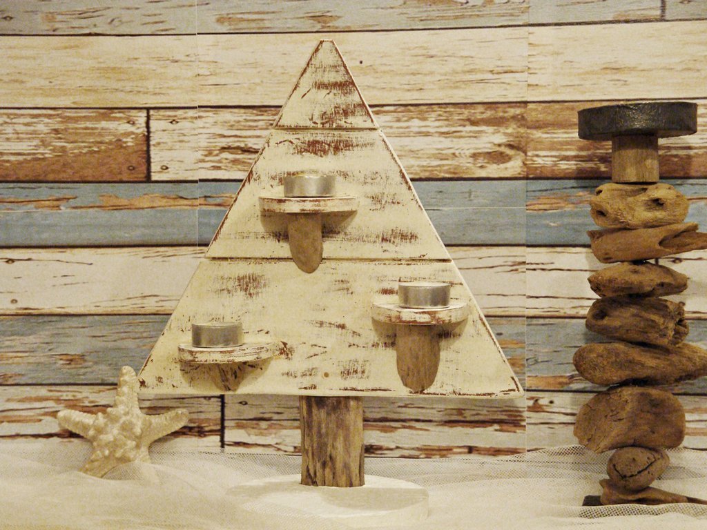 ALBERO DI NATALE con legni di mare - Feste - Natale - di Tendance N