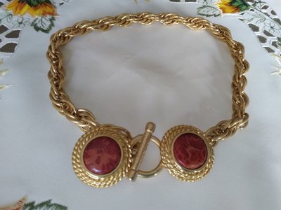 OFFERTA!!! Collana in metallo dorato opaco, vintage anni 70 /80 OFFERTA!!! Collana in metallo dorato opaco, vintage anni 70 /80