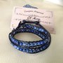 Bracciale doppio giro con sodalite