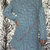 Maglione azzurro screziato fatto a mano-UnicOrn