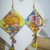 Orecchini carta Gioielli decoupage Iridella vintage Idea regalo Personalizzabili